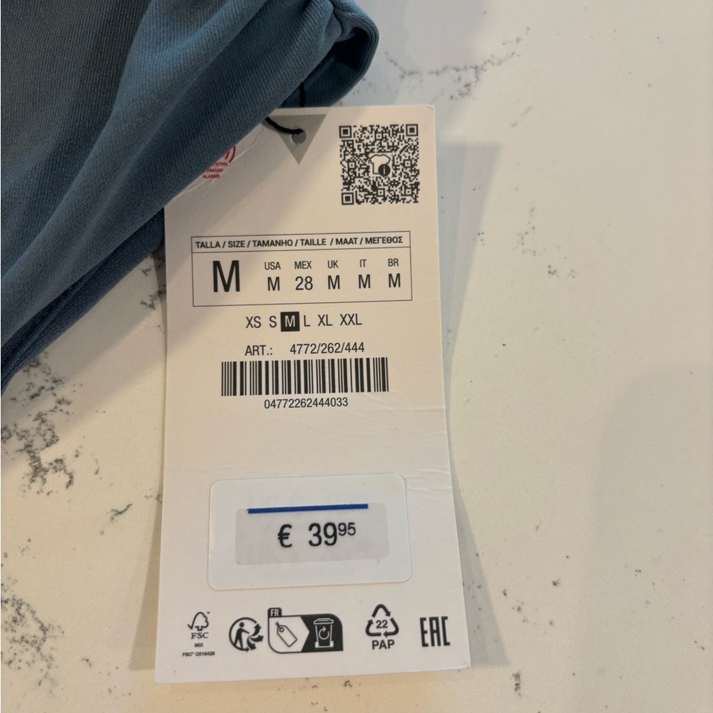Zara Blue Midi Dress - Picture 4 of 6